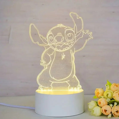 Lampe LED Stitch et Souillon - Choupinoo