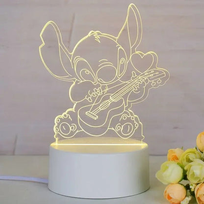 Lampe LED Stitch et Souillon - Choupinoo