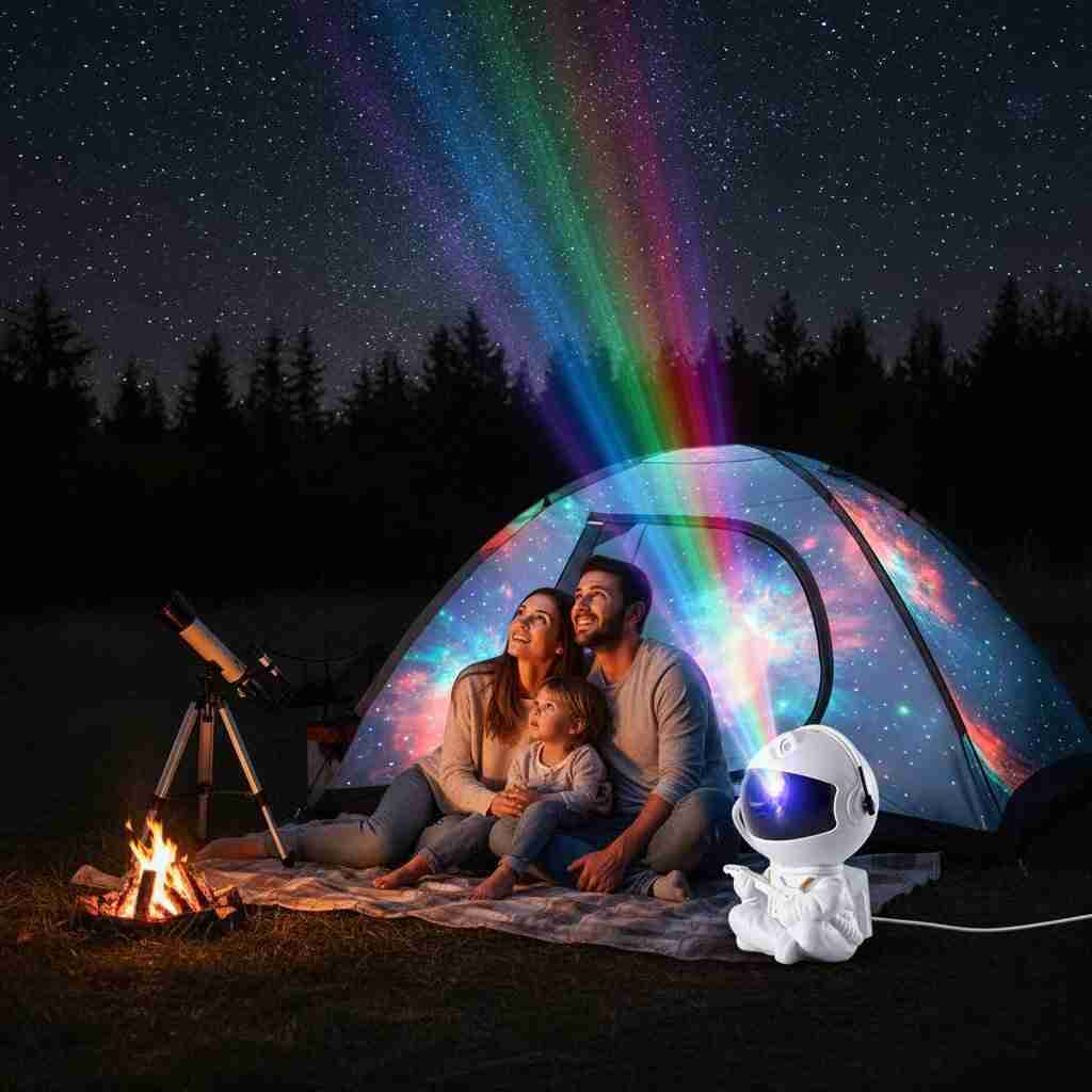 Lampe Projecteur Astronaute Enfant LED avec Télécommande - Choupinoo