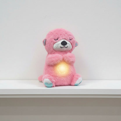 🦦 Loutre Câline qui Respire – Le Doudou Magique pour des Nuits de Rêve ✨ - Choupinoo