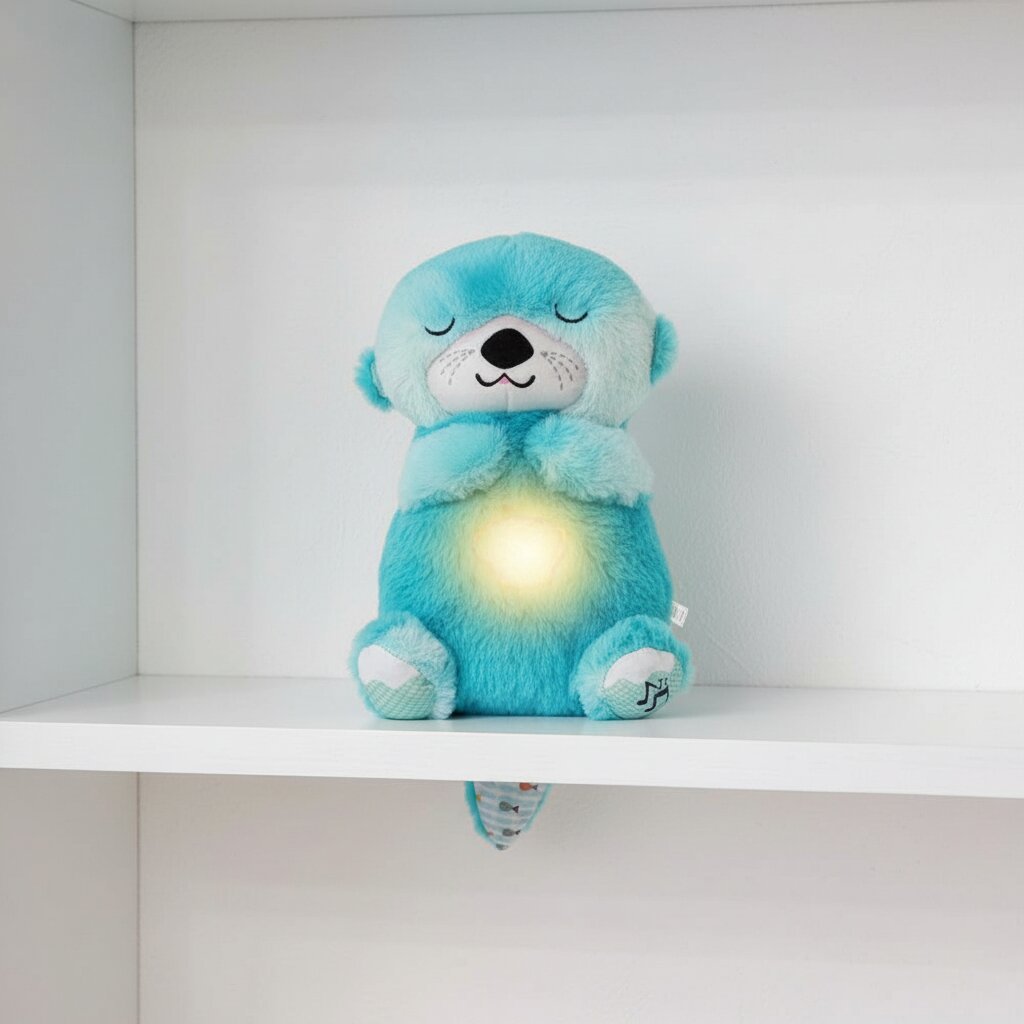 🦦 Loutre Câline qui Respire – Le Doudou Magique pour des Nuits de Rêve ✨ - Choupinoo