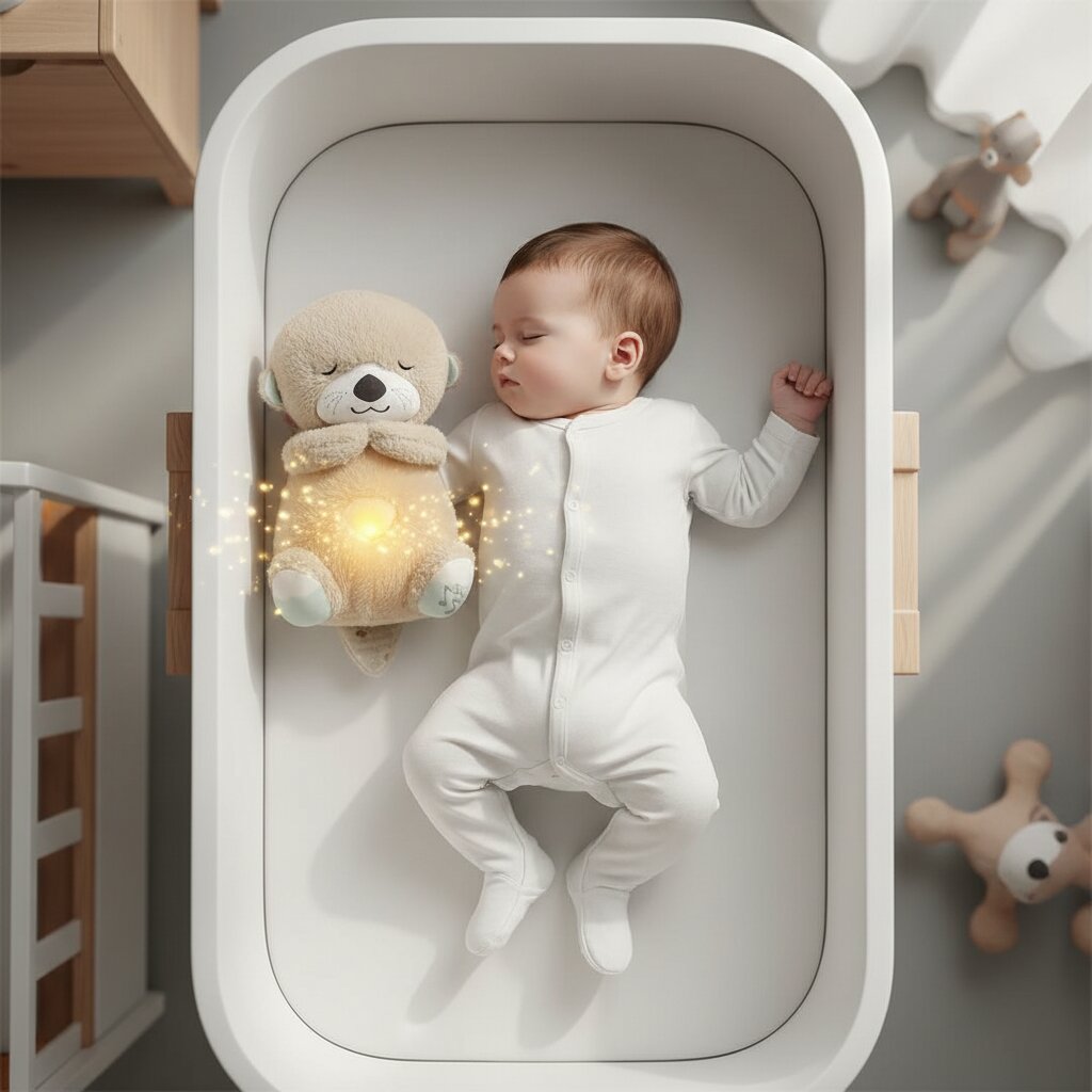 🦦 Loutre Câline qui Respire – Le Doudou Magique pour des Nuits de Rêve ✨ - Choupinoo
