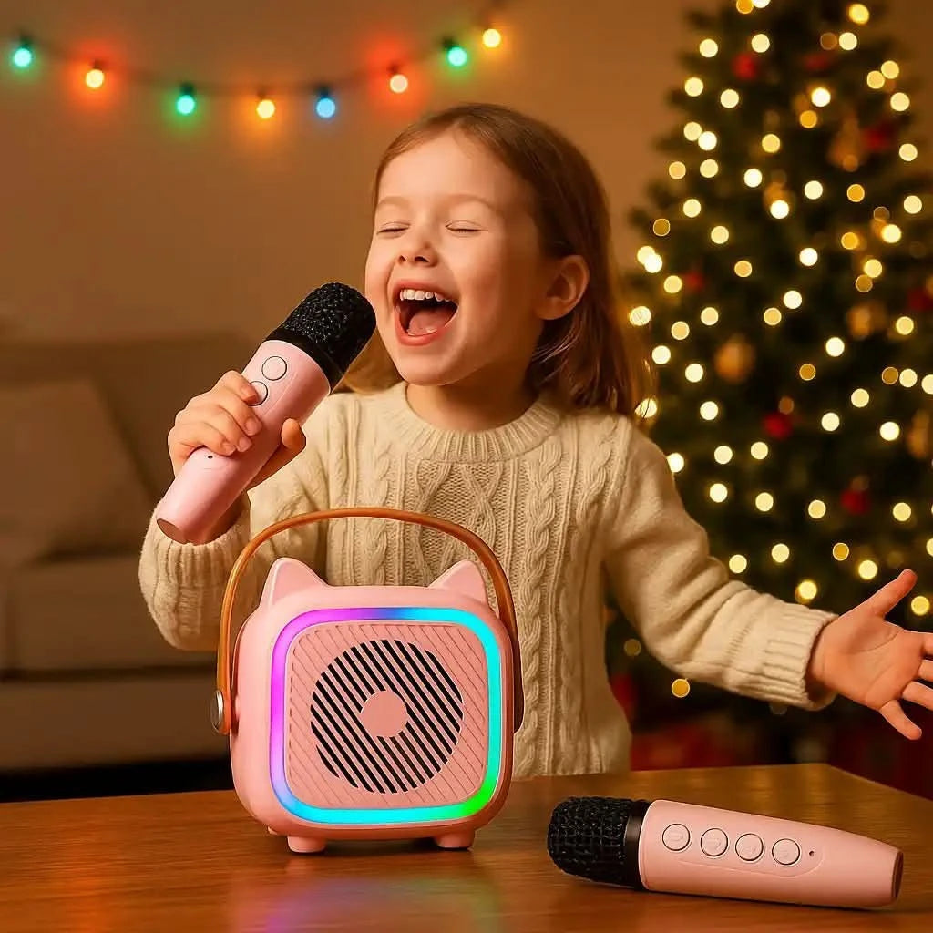 Karaoke Per Bambini Microphone Karaoké Sans Fil Enfant - Bluetooth, LED Karaoke Per Bambini Microphone Karaoké Sans Fil Enfant - Bluetooth, LED