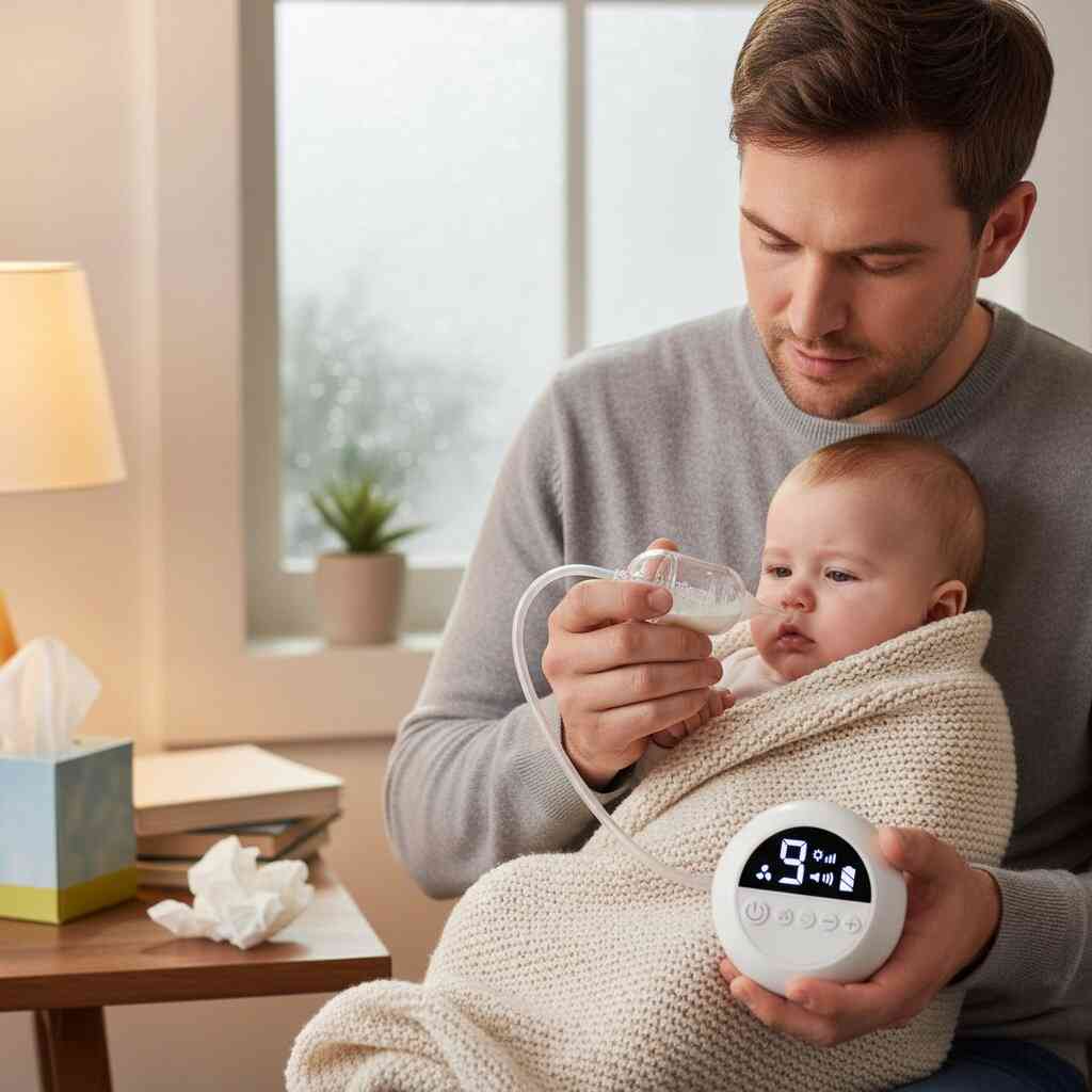 Mouche bebe electronique le soin du nez sur aspirateur - Choupinoo
