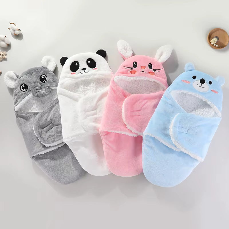 Nid d'ange bébé 0-9 mois 4 coloris disponibles gris blanc rose bleu vue ensemble fond blanc - Choupinoo