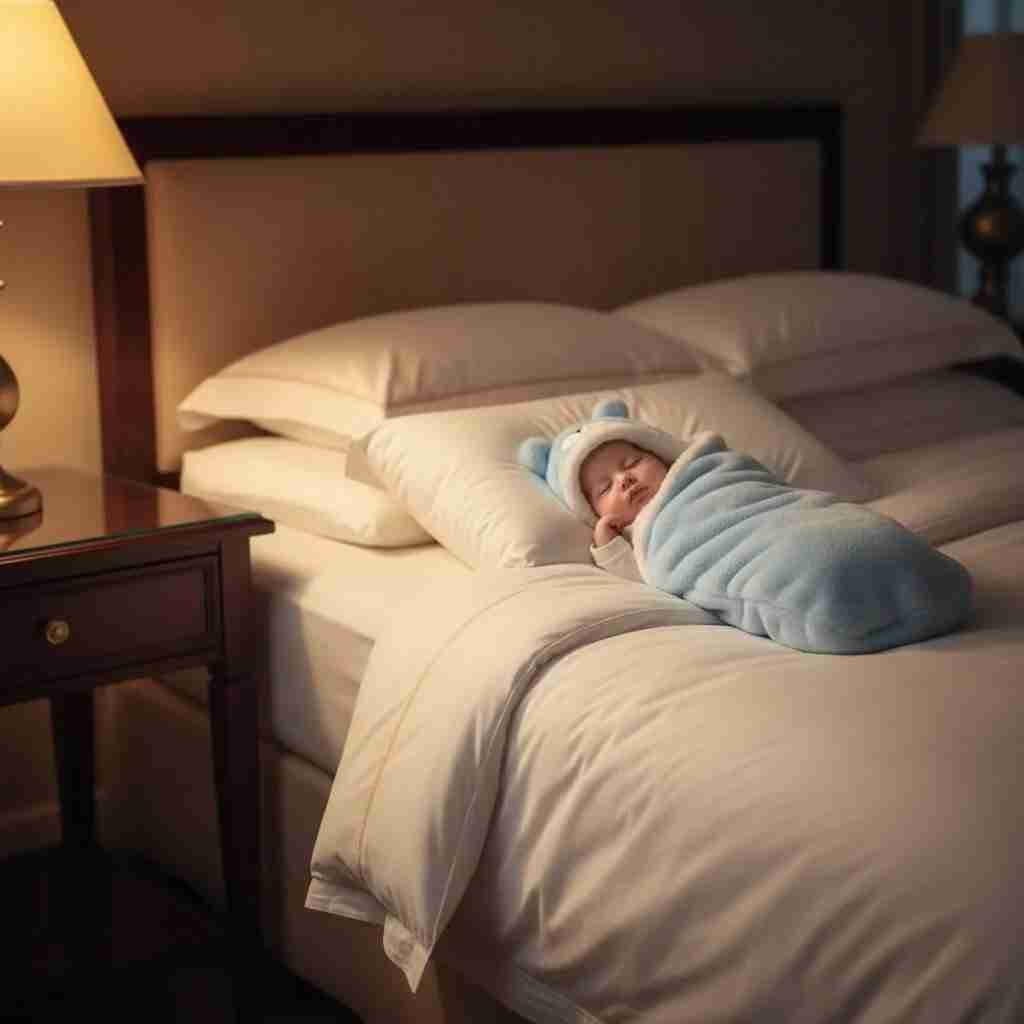 Nid d'Ange Bébé Garçon Bleu - Gigoteuse Emmaillotage Hiver Cosy - Choupinoo