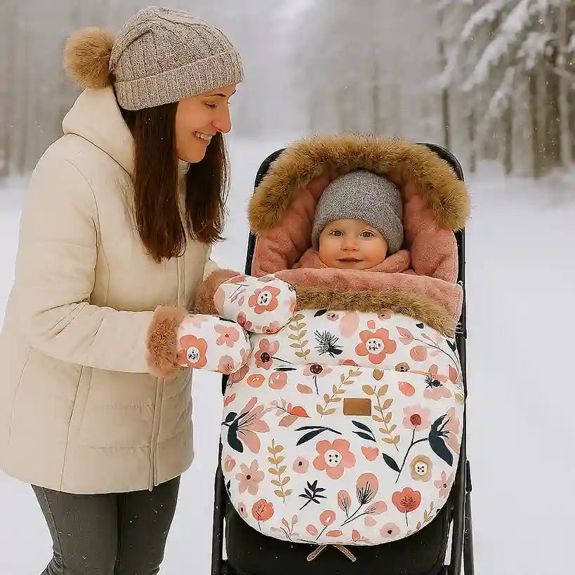 Pack Chancelière Bébé & Gants Anti‑Froid Préféré des Parents - Choupinoo
