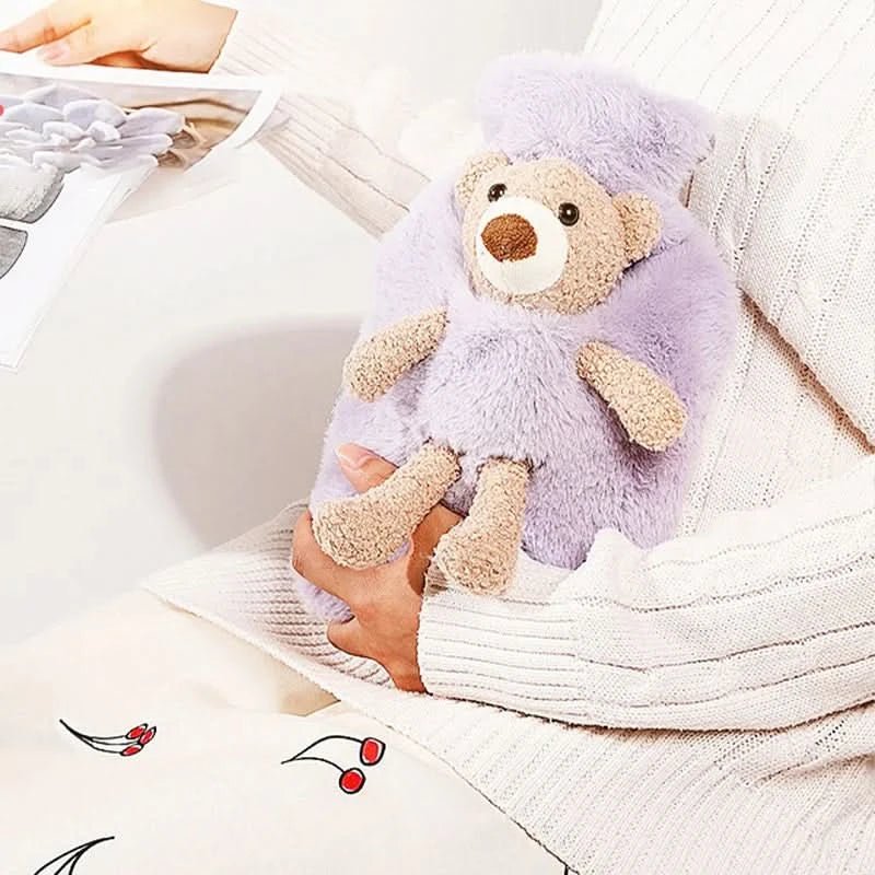 Peluche Bouillotte Ours – Bouillotte avec Housse Peluche - Choupinoo