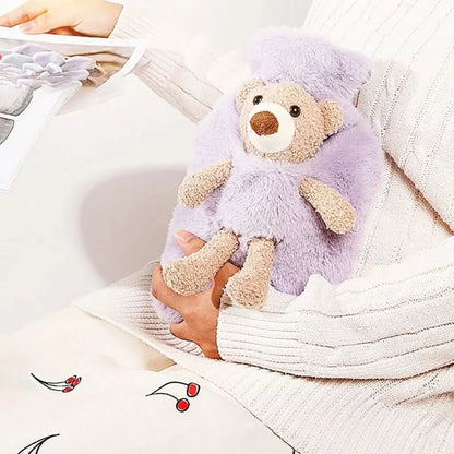Peluche Bouillotte Ours – Bouillotte avec Housse Peluche - Choupinoo
