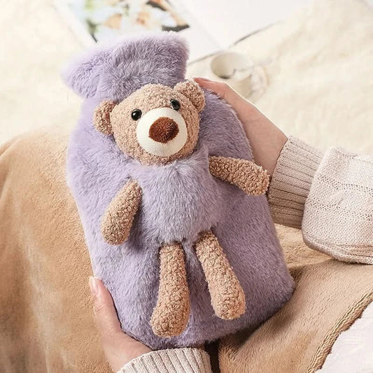 Peluche Bouillotte Ours – Bouillotte avec Housse Peluche - Choupinoo