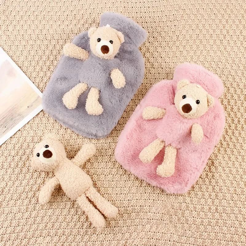 Peluche Bouillotte Ours – Bouillotte avec Housse Peluche - Choupinoo