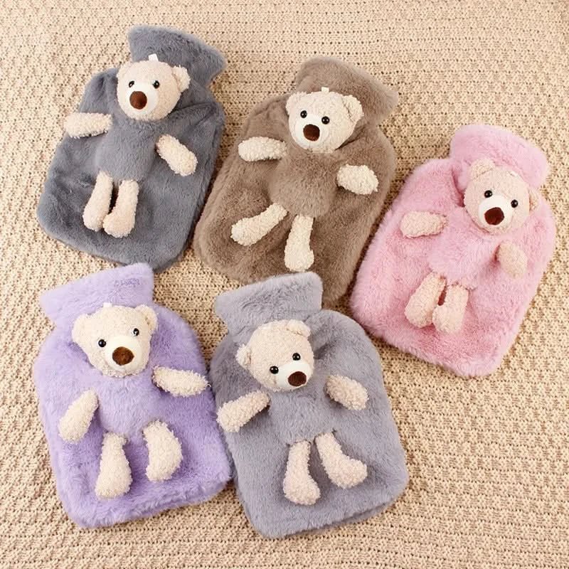 Peluche Bouillotte Ours – Bouillotte avec Housse Peluche - Choupinoo