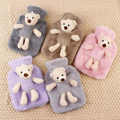 Peluche Bouillotte Ours – Bouillotte avec Housse Peluche - Choupinoo