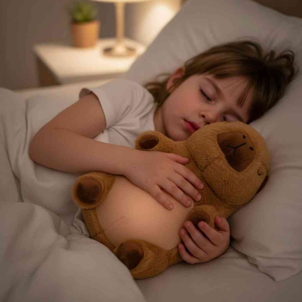Peluche Capybara qui Respire | Doudou Anti - Stress Sommeil - Choupinoo