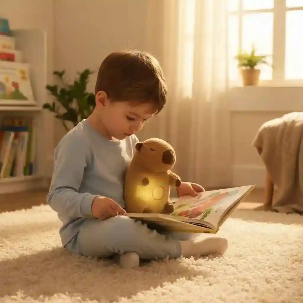 Peluche Capybara qui Respire | Doudou Anti - Stress Sommeil - Choupinoo