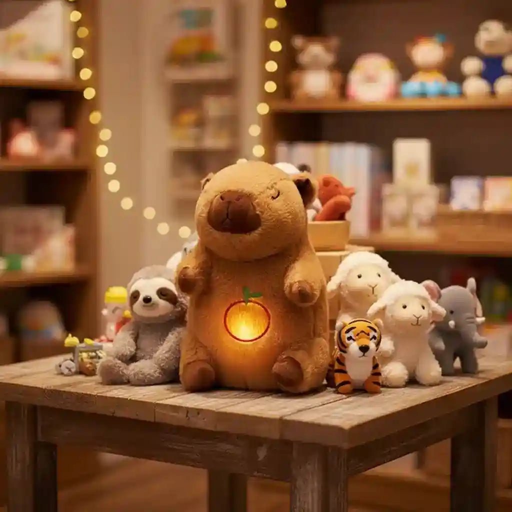 Peluche Capybara qui Respire | Doudou Anti - Stress Sommeil - Choupinoo