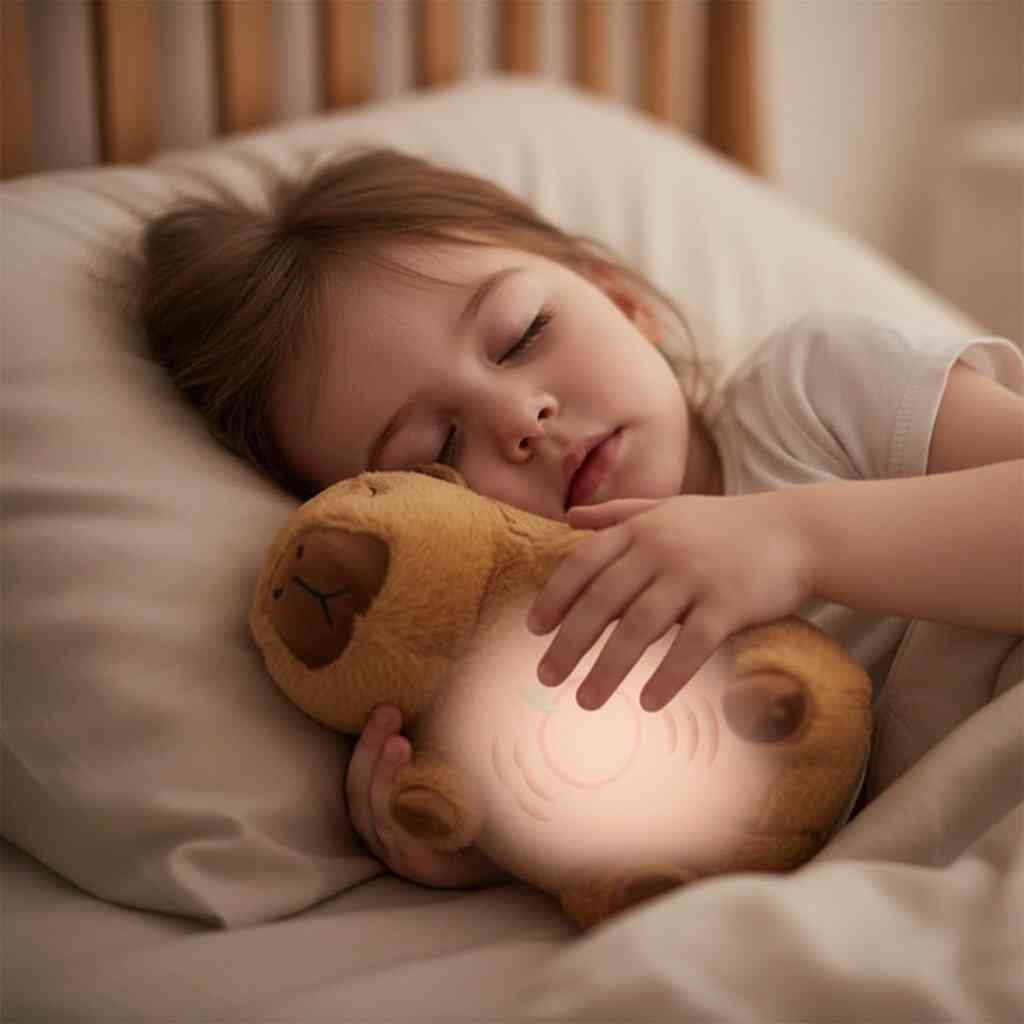 Peluche Capybara qui Respire | Doudou Anti - Stress Sommeil - Choupinoo