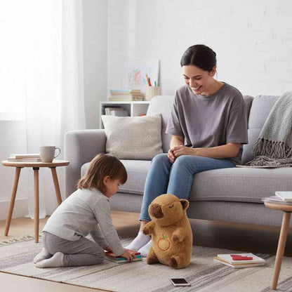 Peluche Capybara qui Respire | Doudou Anti - Stress Sommeil - Choupinoo