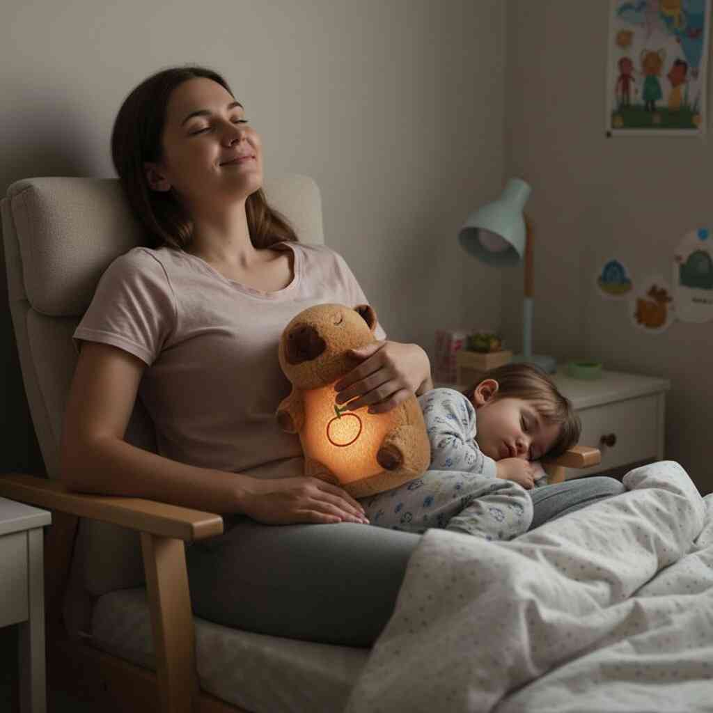 Peluche Capybara qui Respire | Doudou Anti - Stress Sommeil - Choupinoo