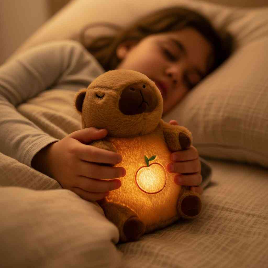 Peluche Capybara qui Respire | Doudou Anti - Stress Sommeil - Choupinoo