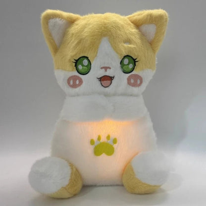 Peluche Chat qui Respire avec Veilleuse & berceuse - Choupinoo