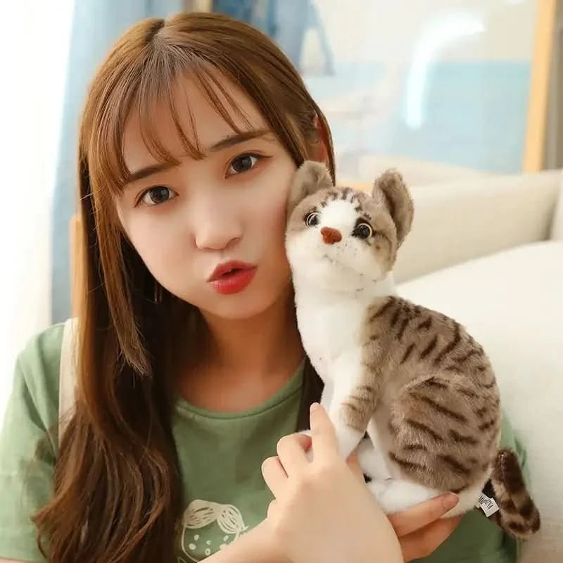 Peluche chat réaliste - Choupinoo