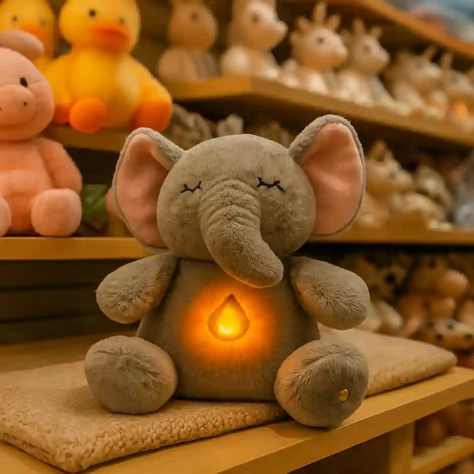 Peluche Éléphant Qui Respire réaliste - Choupinoo