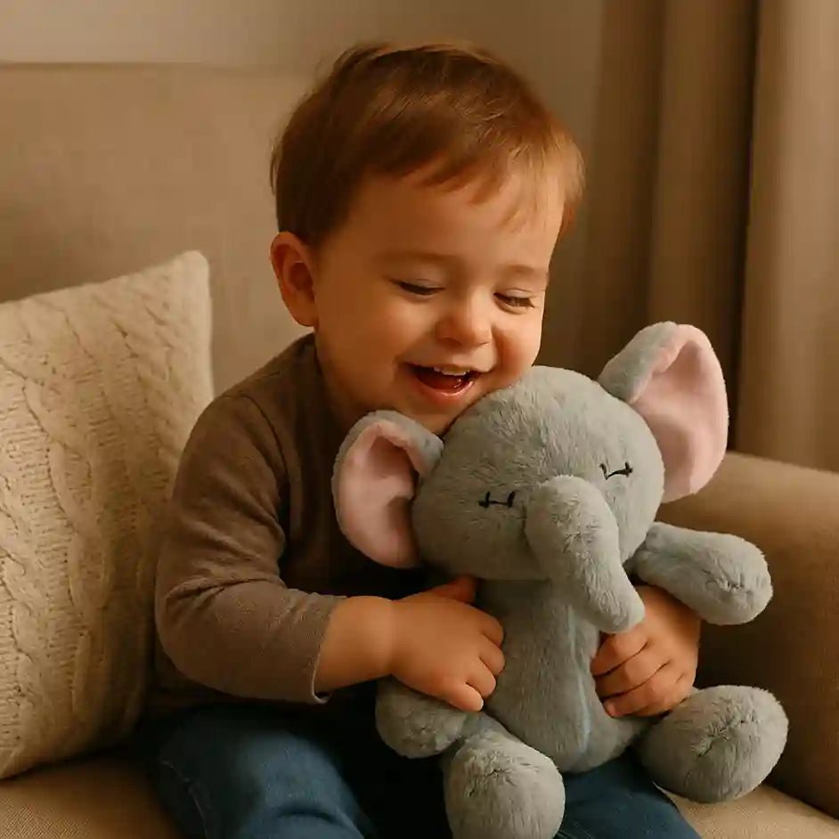 Peluche Éléphant Qui Respire réaliste - Choupinoo