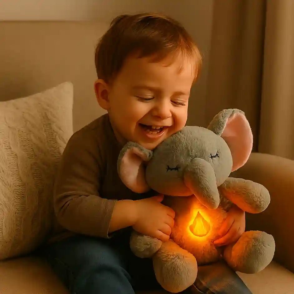 Peluche Éléphant Qui Respire réaliste - Choupinoo