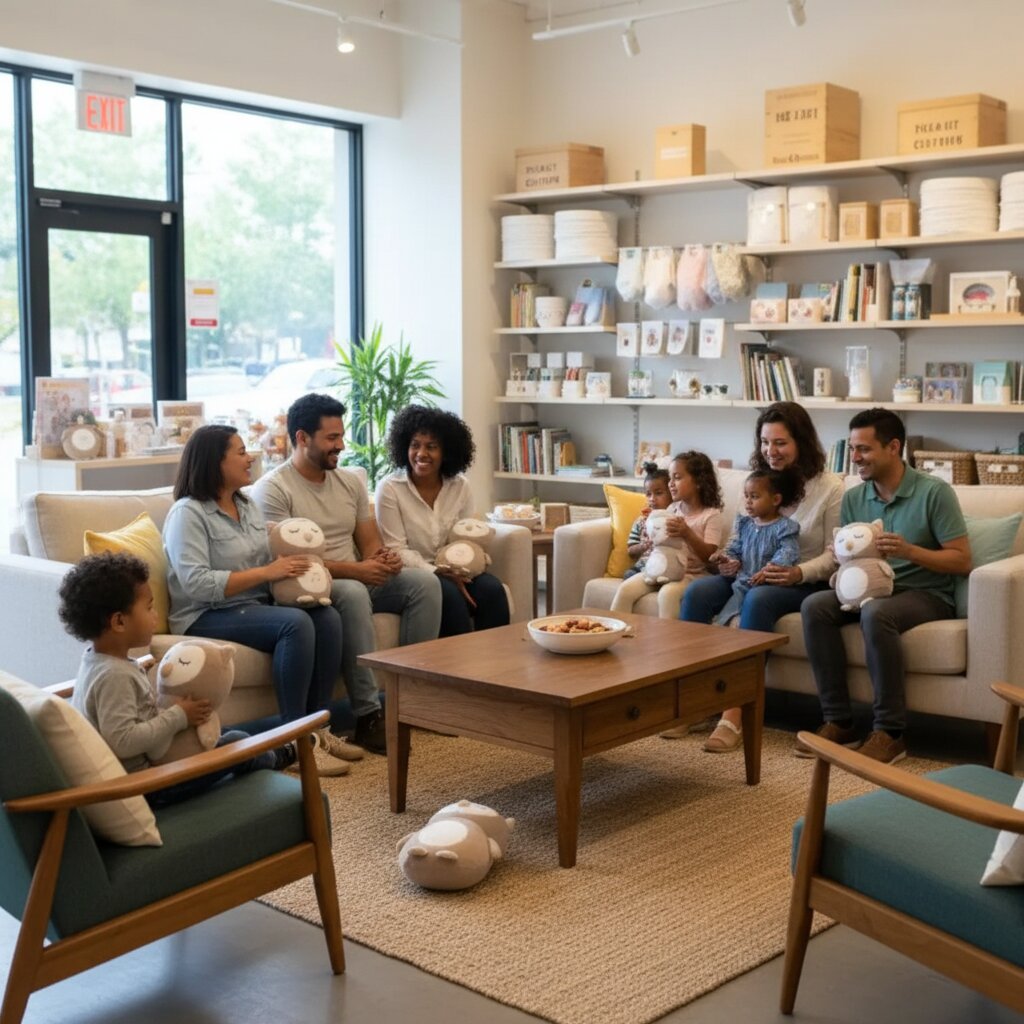 Peluche Hibou qui respire avec Lumière LED et Berceuse - Choupinoo
