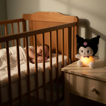 Peluche Interactive avec Mouvement Respiratoire et Veilleuse LED - Choupinoo