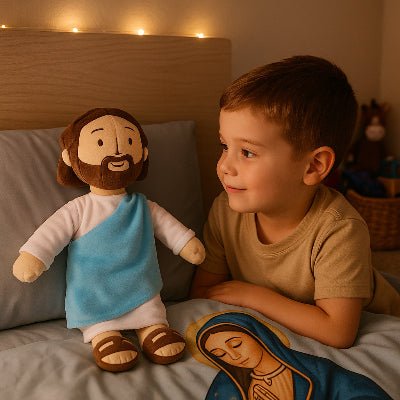 Peluche Jésus pour protection enfant - Choupinoo