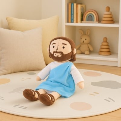 peluche Jésus pour protection enfant