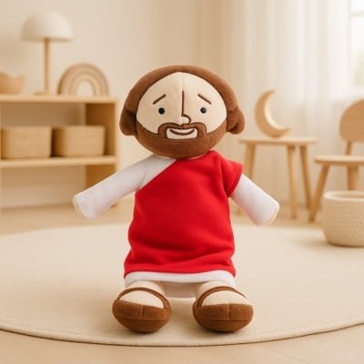 peluche Jésus pour protection enfant