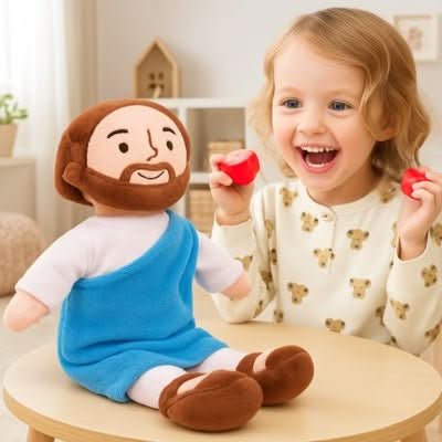 Peluche Jésus protection enfant