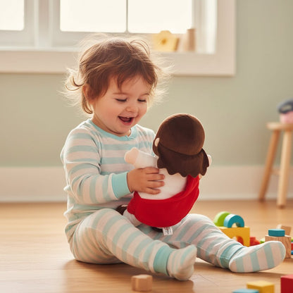 Peluche Jésus qui Respire – Veilleuse Apaisante pour Bébé - Choupinoo