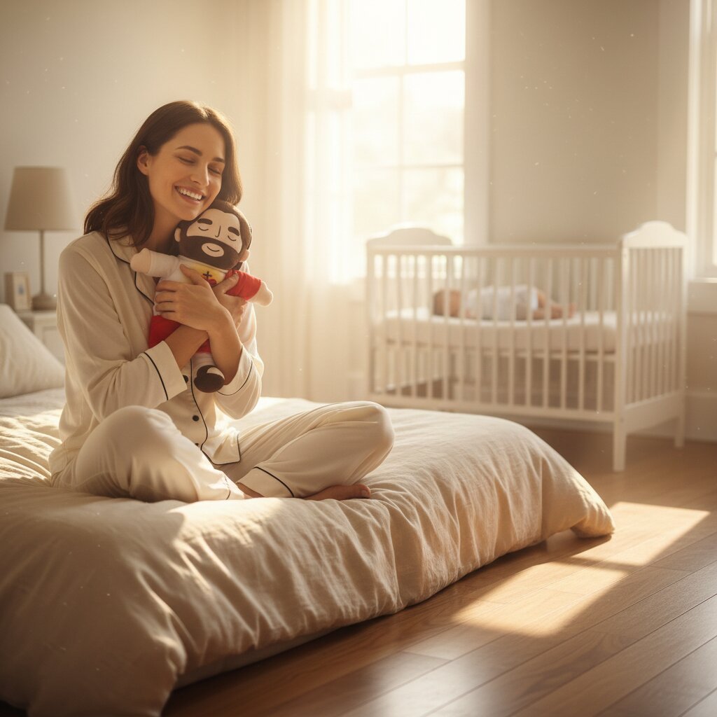 Peluche Jésus qui Respire – Veilleuse Apaisante pour Bébé - Choupinoo