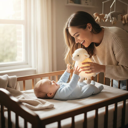 Peluche Mouton qui Respire avec Veilleuse - Choupinoo