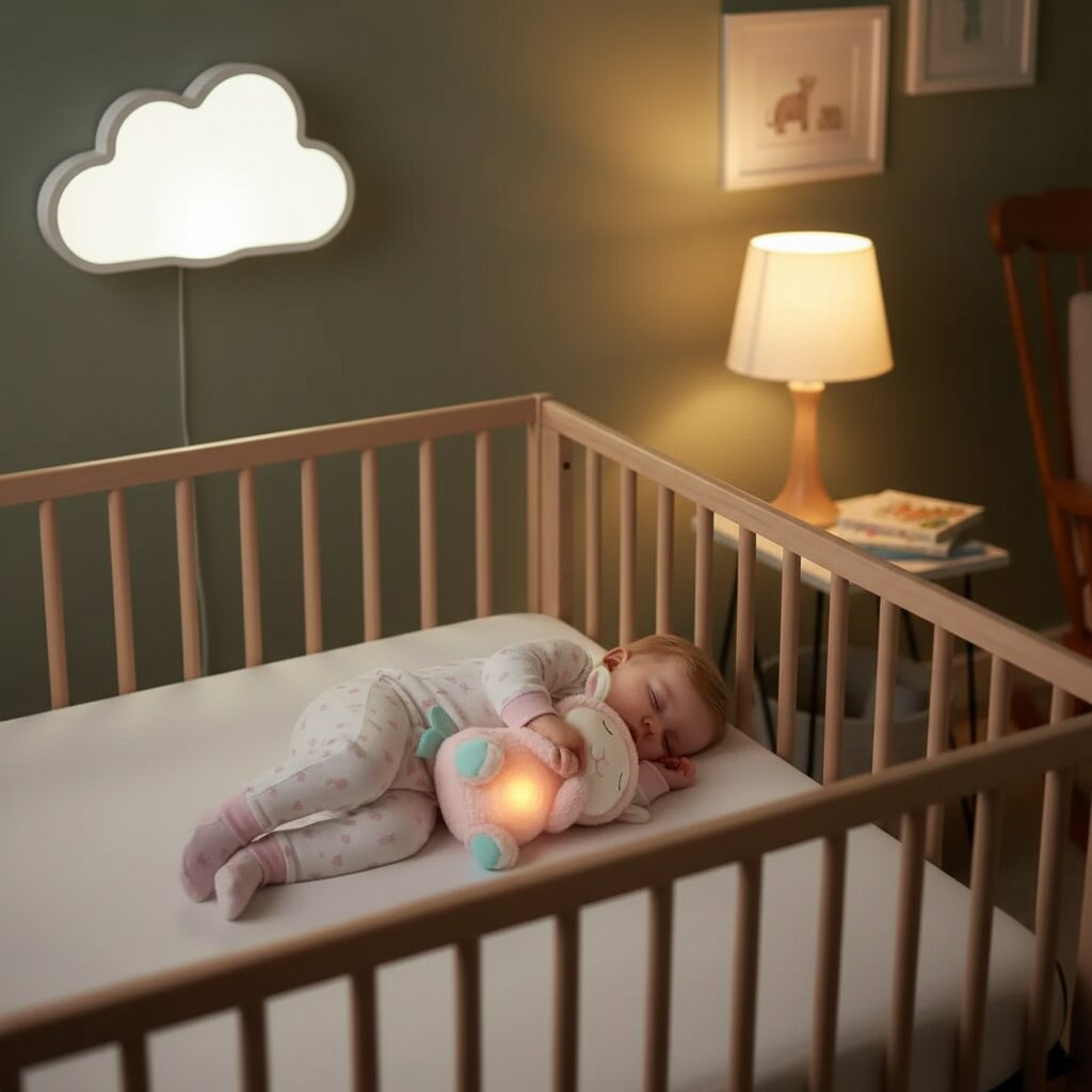 Peluche Mouton qui Respire avec Veilleuse - Choupinoo