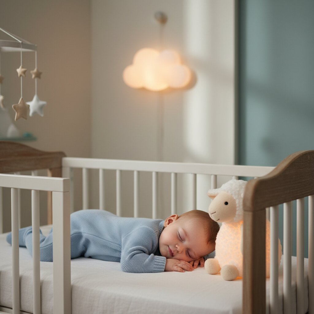 Peluche Mouton qui Respire avec Veilleuse - Choupinoo