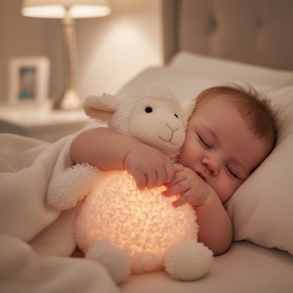 Peluche Mouton qui Respire avec Veilleuse - Choupinoo