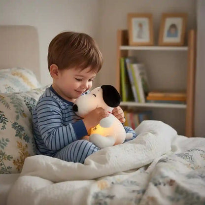 Peluche Snoopy Lumineuse qui Respire - Choupinoo