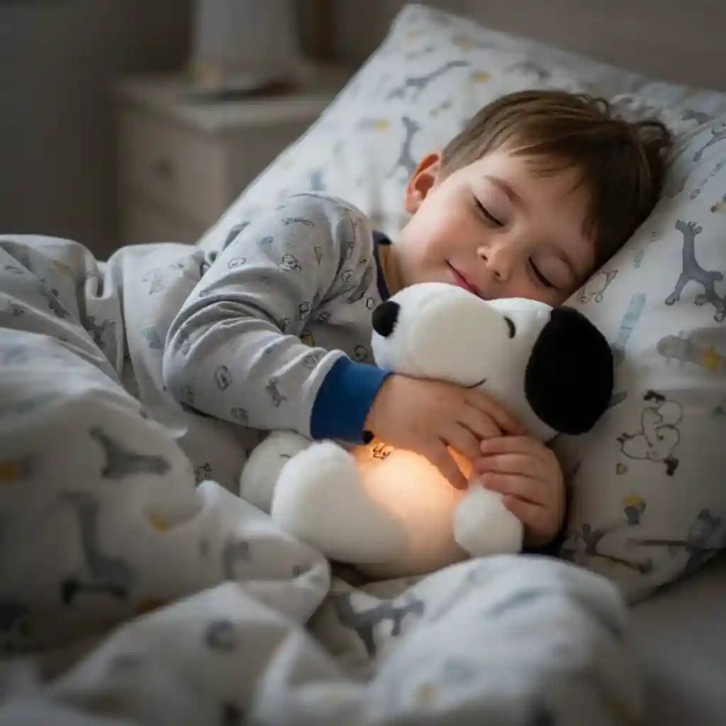 Peluche Snoopy Lumineuse qui Respire - Choupinoo