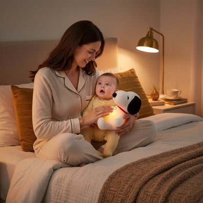 Peluche Snoopy Lumineuse qui Respire - Choupinoo