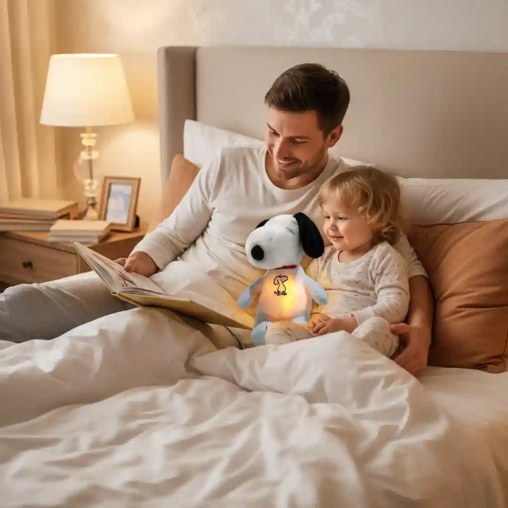 Peluche Snoopy Lumineuse qui Respire - Choupinoo