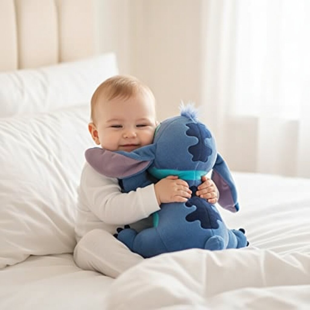 Peluche Stitch Allongé 45cm - Doudou Disney Lilo et Stitch Ultra Doux - Choupinoo