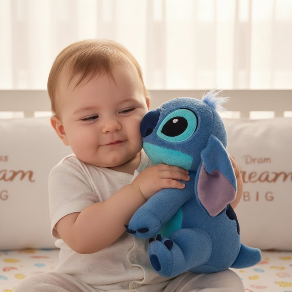 Peluche Stitch Allongé 45cm - Doudou Disney Lilo et Stitch Ultra Doux - Choupinoo