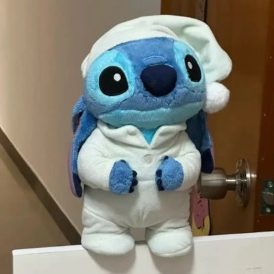 Peluche stitch en pyjama blanc - Choupinoo