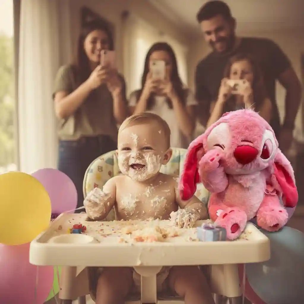 Peluche Stitch rose Angel - Choupinoo