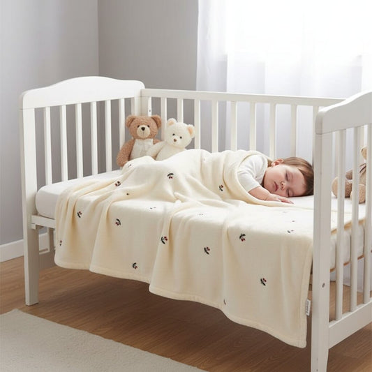 Plaid Polaire Bébé 90 × 125 cm – Couverture Bébé en Tissu Polaire - Choupinoo